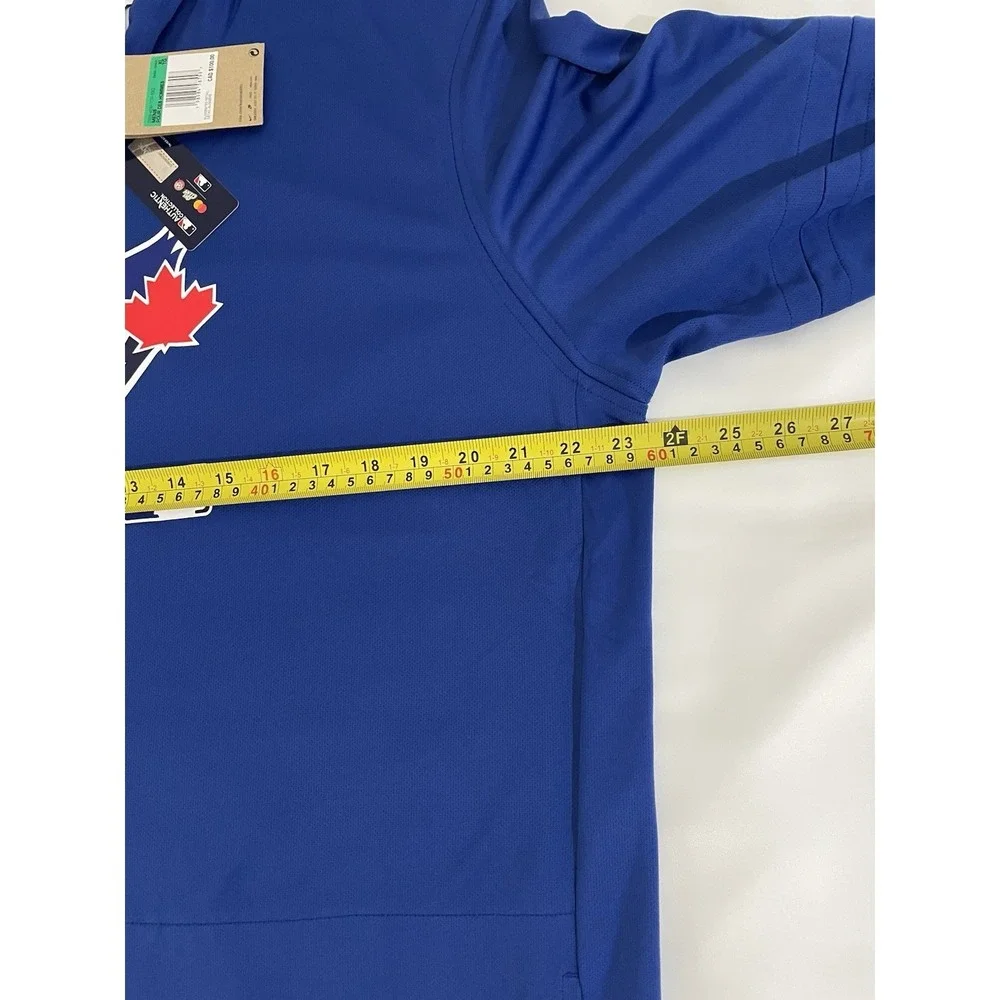 Men's Nike Toronto Blue Jays Authentic Collection Pullover Hoodie Size XL Blue
